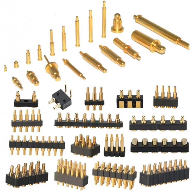 7Pin PCB Pogo Pin Connector 2.0mm Pitch for Charging
