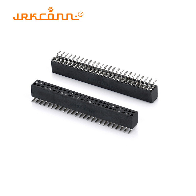 Smd Pin Header Smd PPS Pin Header 1.27 Mm Pitch Female Pin Header Strip Double Rows ...