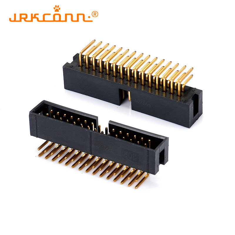Header Coner 90 Degree Pin Header Box Header Connectors Right Angle Pcb Header Connector