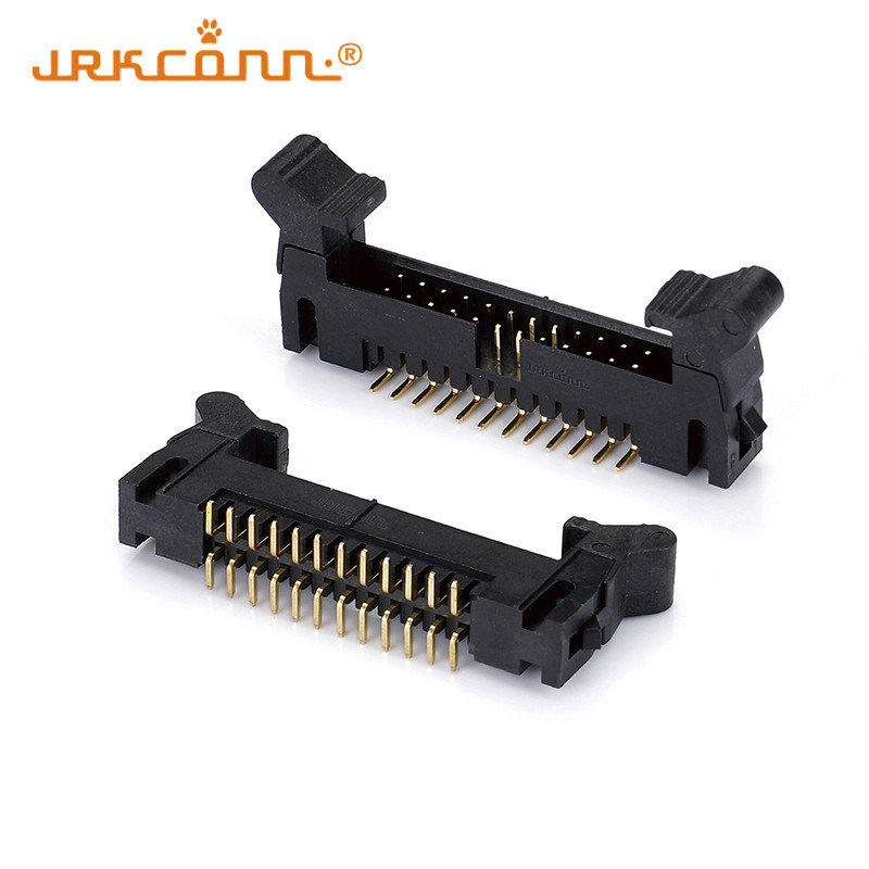 Wire To Board Ejector Header 2.54MM SMT Type IDC Socket male header ...