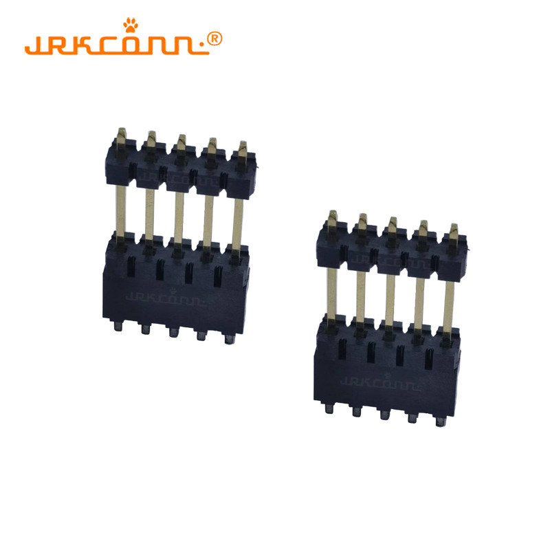 Square Pin Header Cable Pitch 3.96mm Pin Header Connectors Square Smt Header Connector Tin Plated