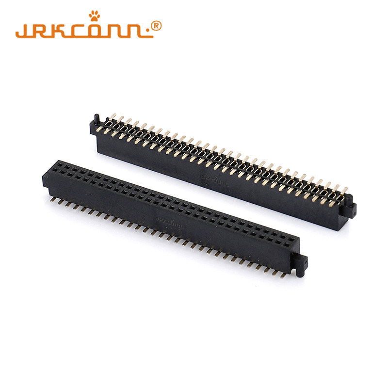 1A 1.27 MM Pitch Female Header Dual Row With Post SMT Female Header H=4.4mm