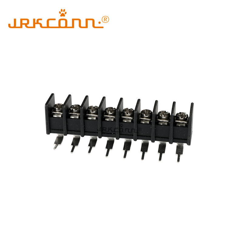 8 Poles Right Angle Barrier Terminal Block 15A