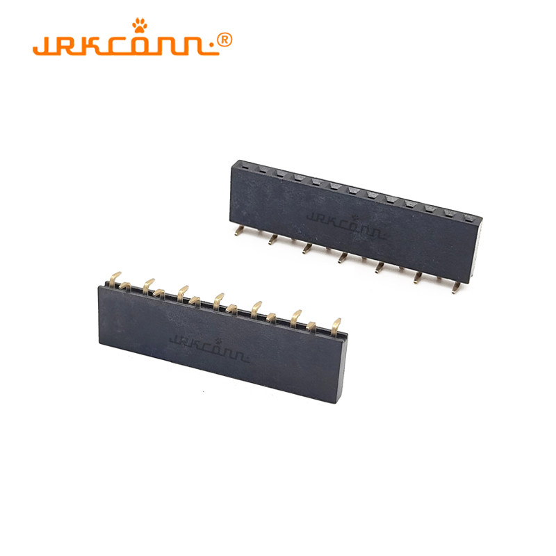 2.54 SMT Patch Female Header Connectors Single Double Row Bottom Entry ...
