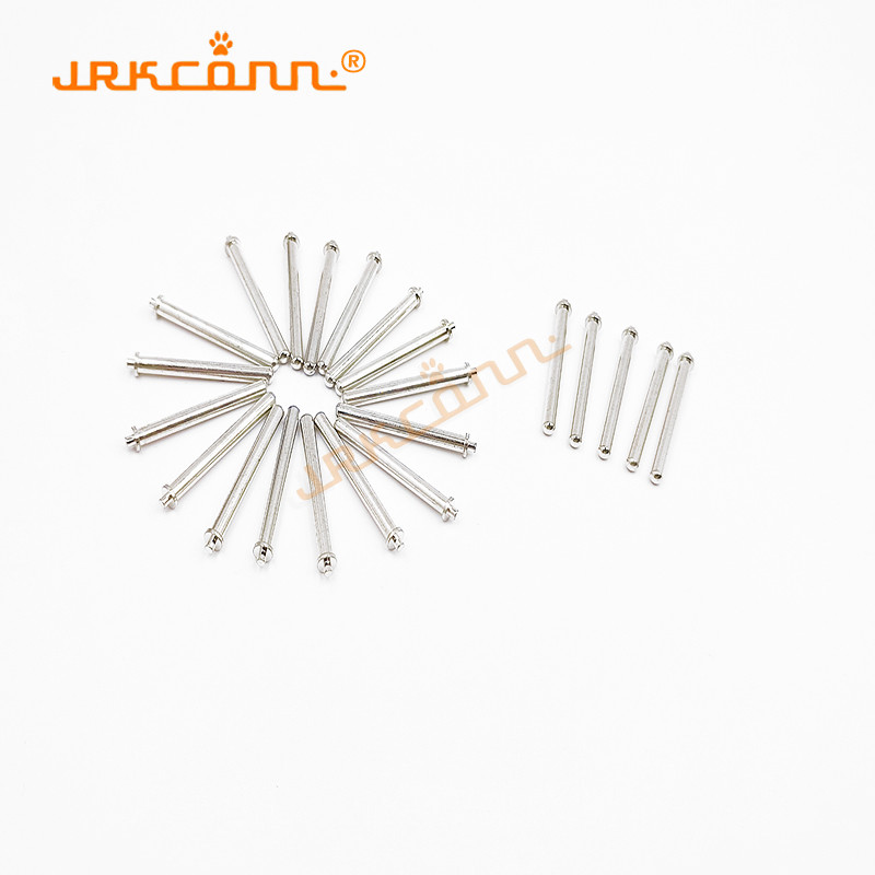 Round Connector Machined Pins Crimp Contacts Male And Female Brass Pin